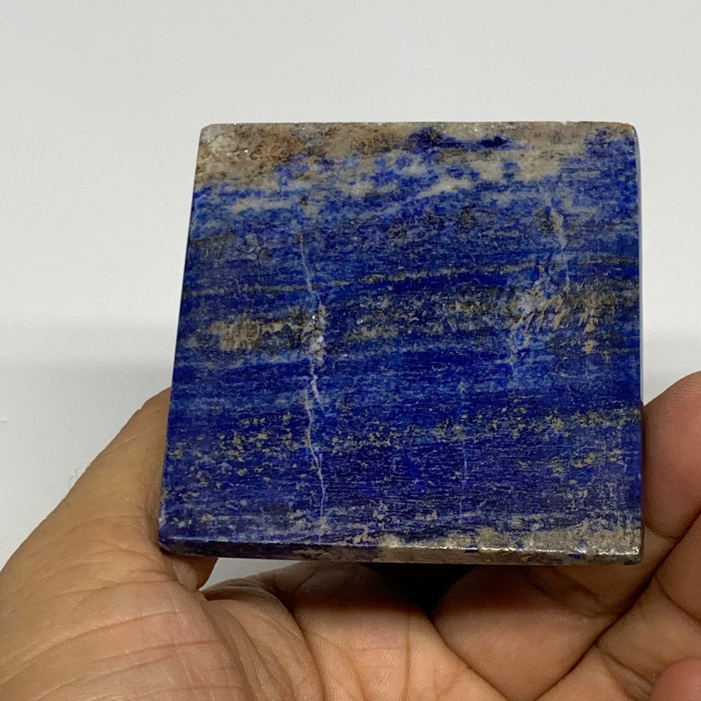 1.75 lbs (800g),1.5"-2.3",  4pcs,Natural Lapis Lazuli Pyramids, B29697
