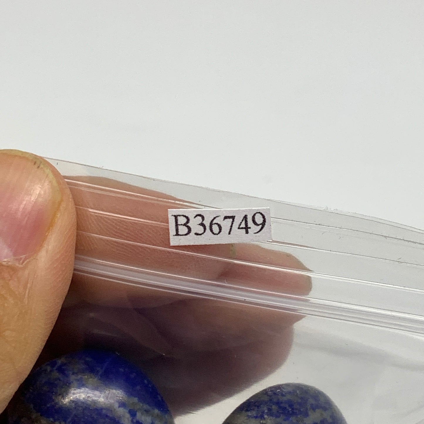 181.3g, 2"-2.4", 3pcs, Natural Lapis Lazuli Palm Stone @Afghanistan,B36749