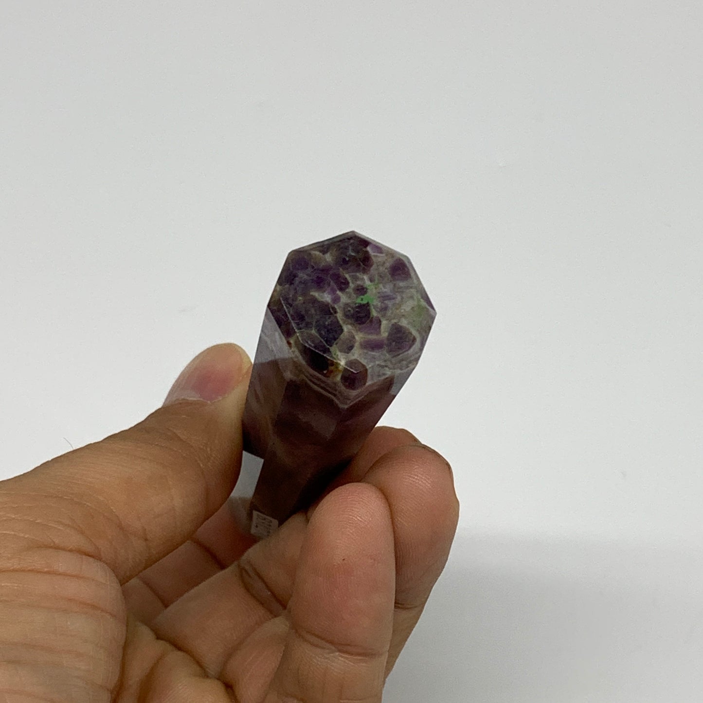 56.3g, 3.6"x0.8", Natural Amethyst Tower Point Obelisk @Brazil, B31270