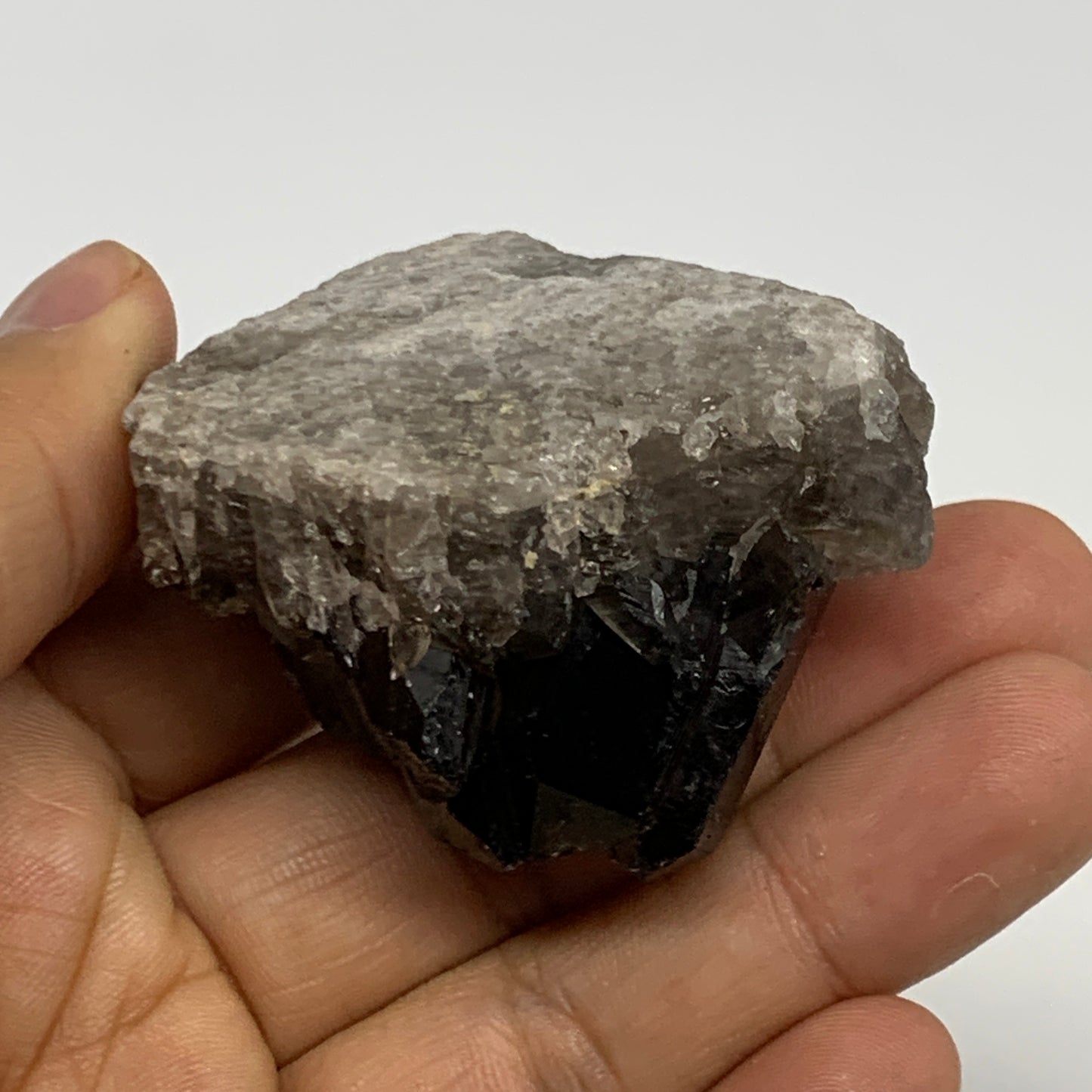79.8g,2"x1.9"x1.3",Smoky Quartz Crystal Mineral,Specimen Terminated,B28808