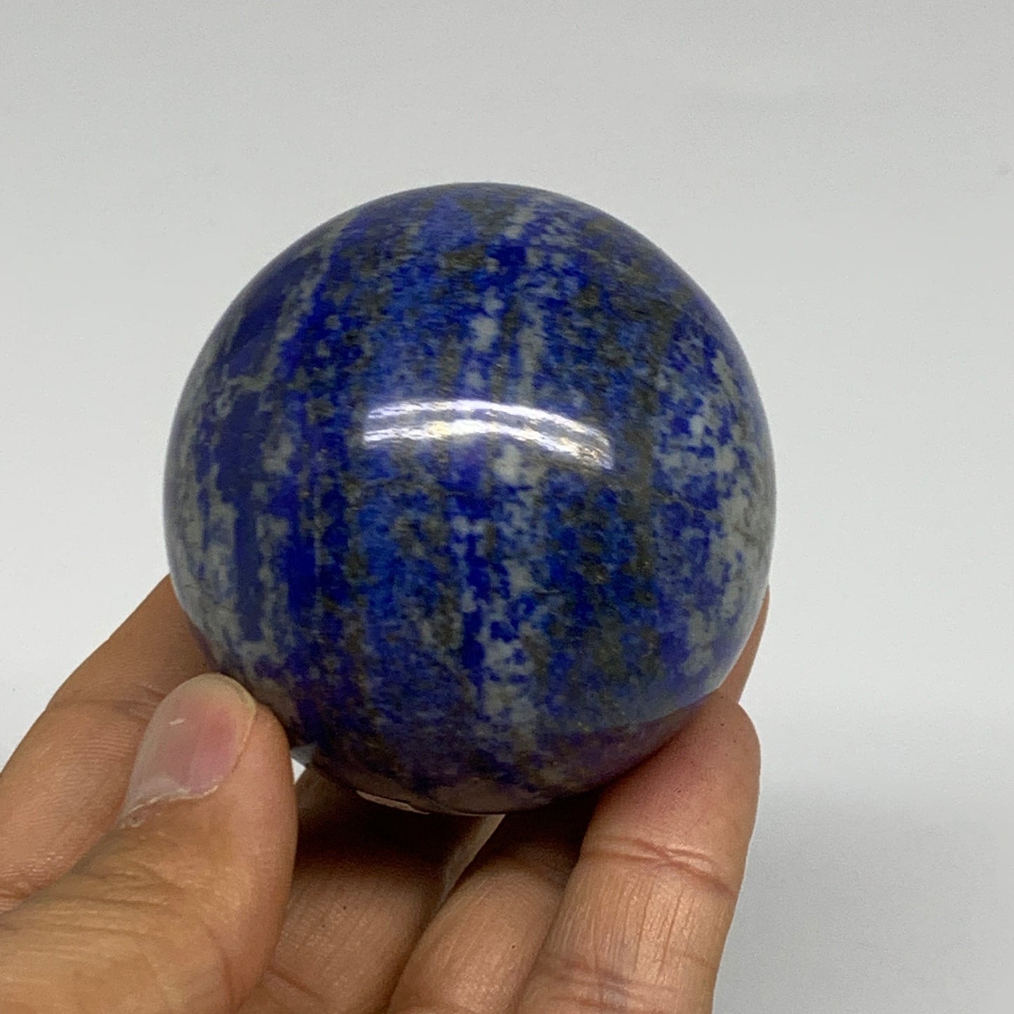 0.59 lbs, 2.1" (55mm), Lapis Lazuli Sphere Ball Gemstone @Afghanistan, B33250