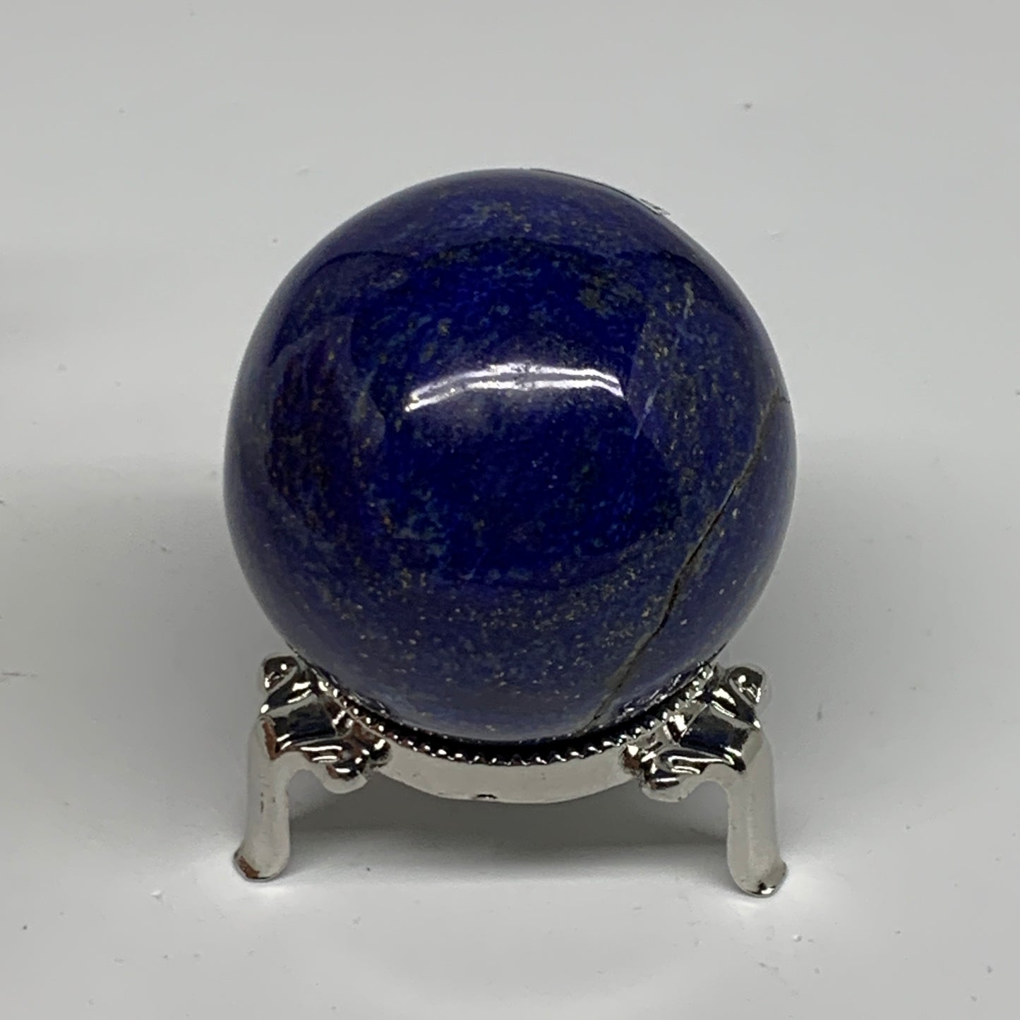 0.52 lbs, 2.1" (53mm), Lapis Lazuli Sphere Ball Gemstone @Afghanistan, B33252