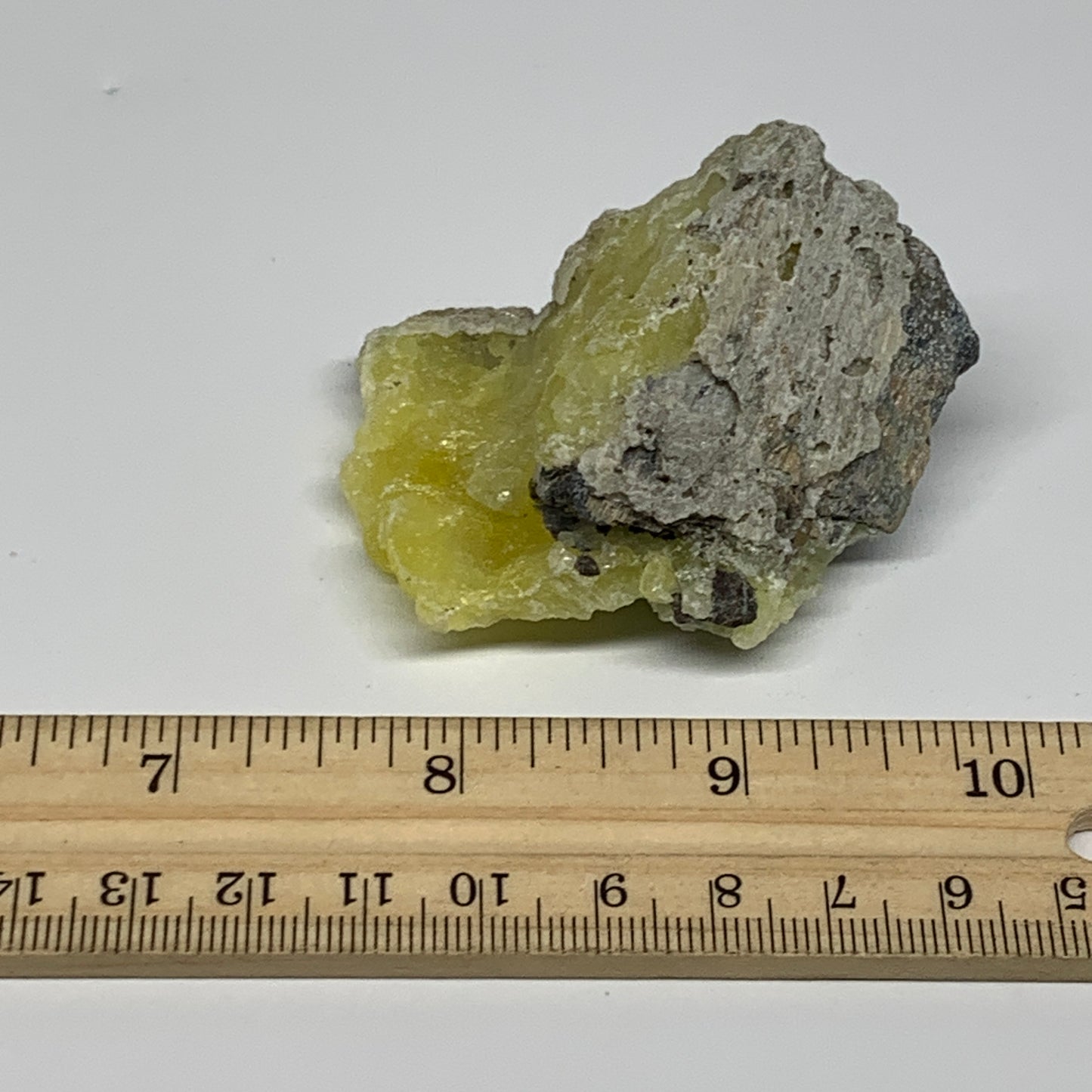 55g, 2.4"x1.6"x1.3", Rough Brucite Crystal Mineral Specimens @Pakistan, B27379
