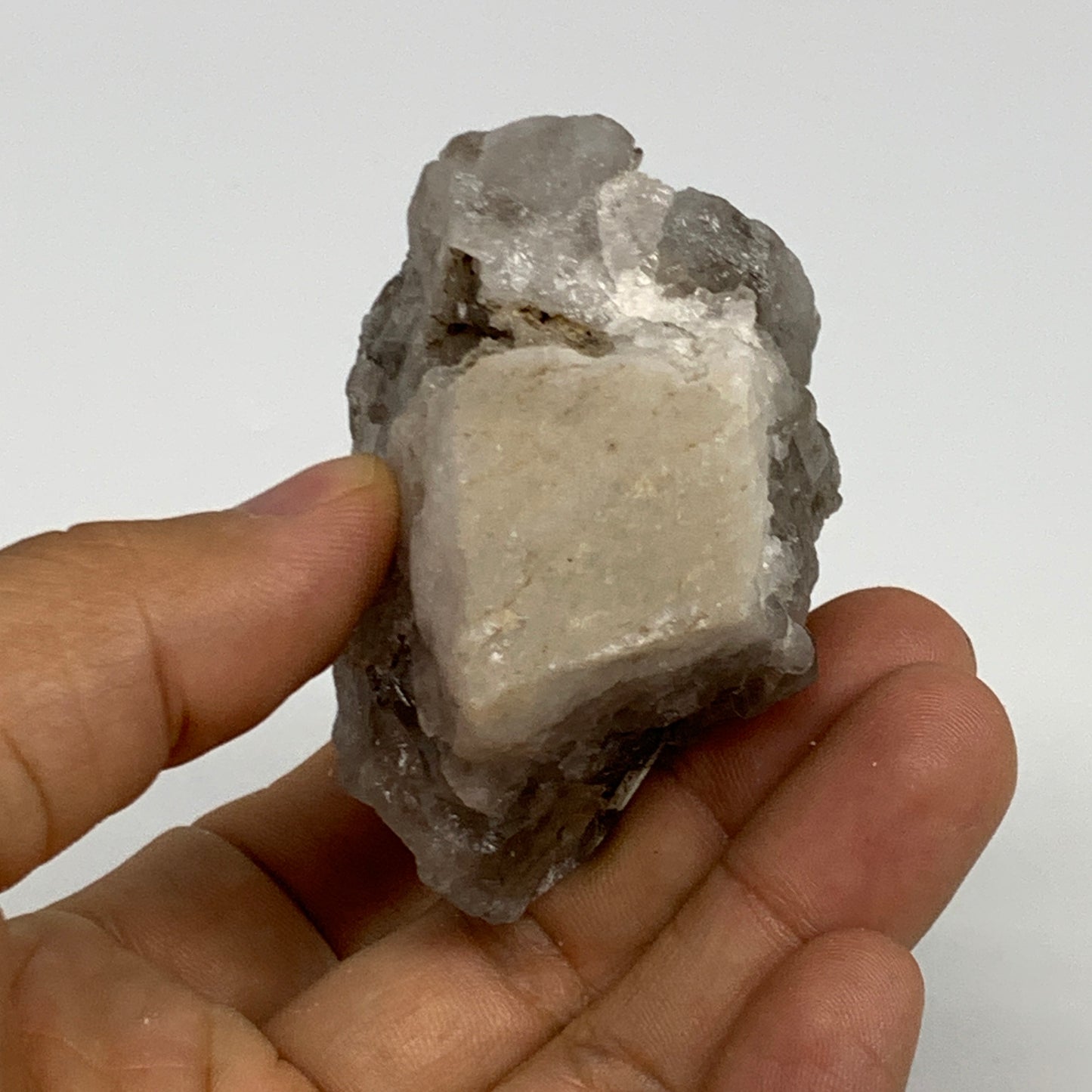 96.5g,2.1"x2.3"x1.5",Smoky Quartz Crystal Mineral,Specimen Terminated,B28815