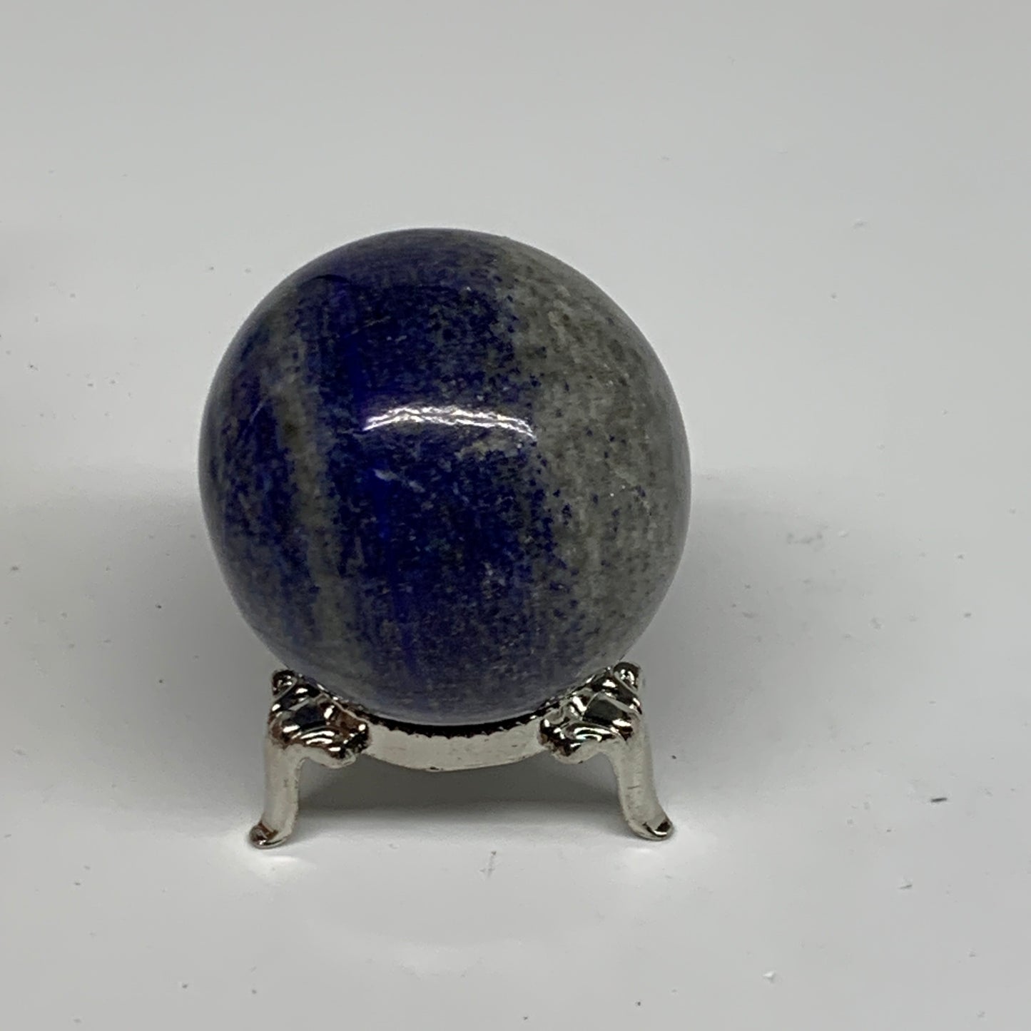 0.37 lbs, 1.9" (47mm), Lapis Lazuli Sphere Ball Gemstone @Afghanistan, B33254