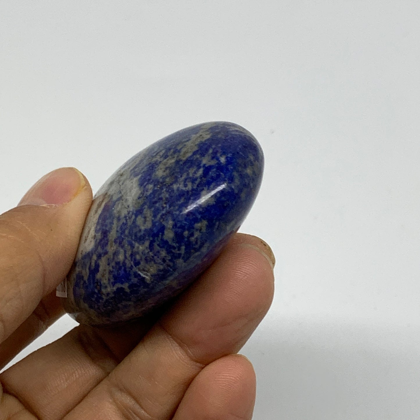 97.2g, 2.4"x1.7"x0.9", Natural Lapis Lazuli Palm Stone @Afghanistan, B36768
