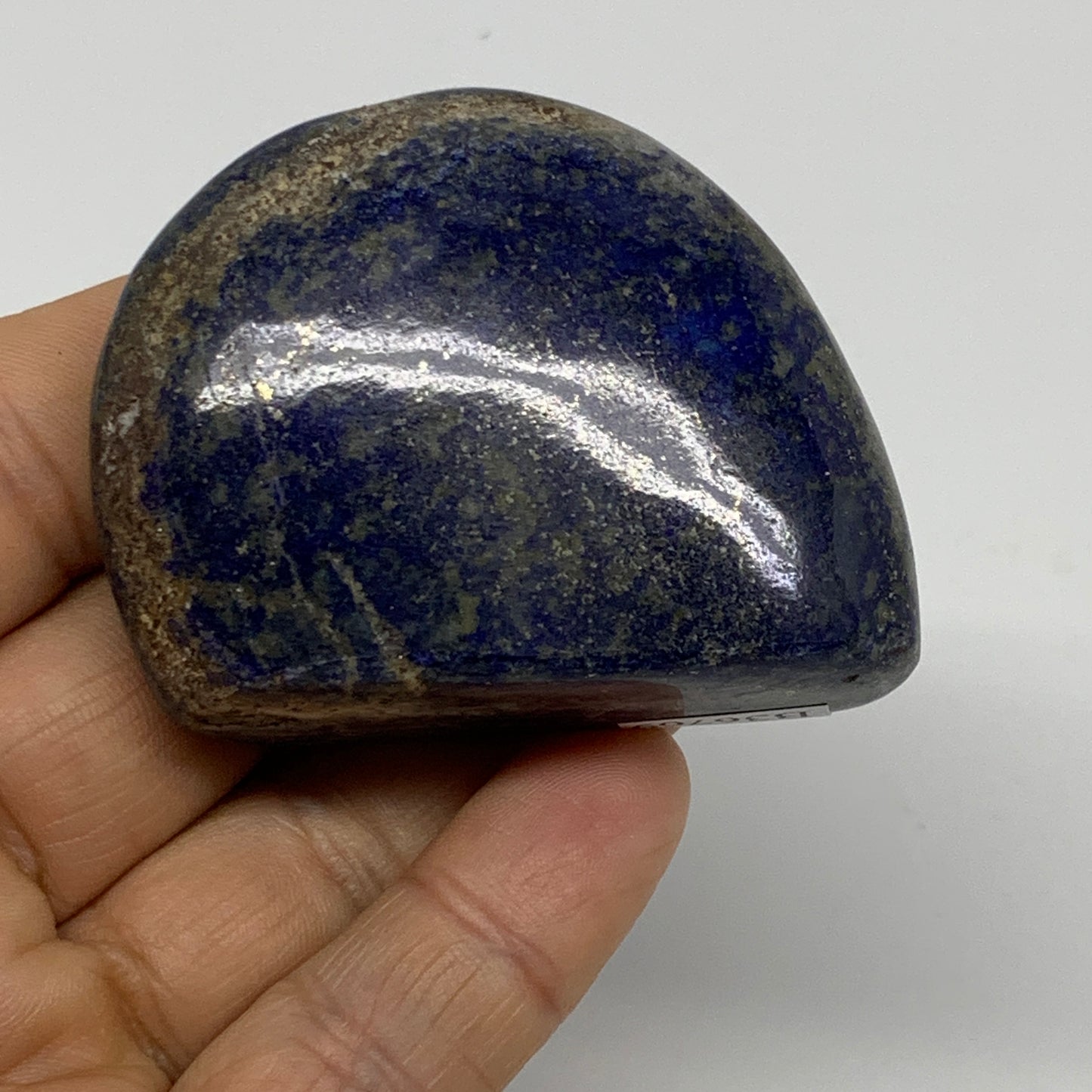 103.6g, 1.8"x2.2"x0.8", Natural Lapis Lazuli Palm Stone @Afghanistan, B36769