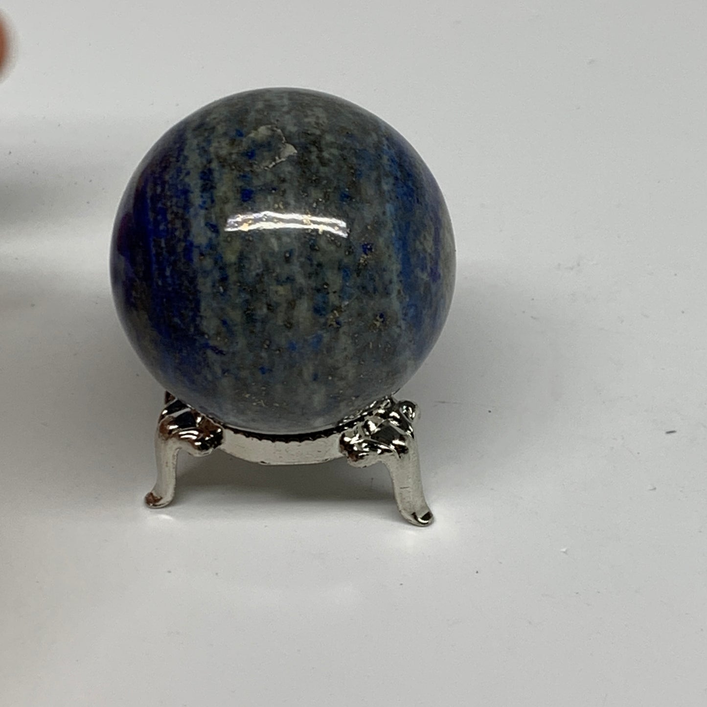 0.39 lbs, 1.9" (47mm), Lapis Lazuli Sphere Ball Gemstone @Afghanistan, B33255