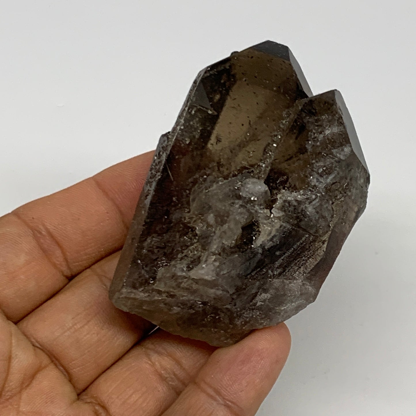 93.2g,2.6"x1.7"x1.1",Smoky Quartz Crystal Mineral,Specimen Terminated,B28822
