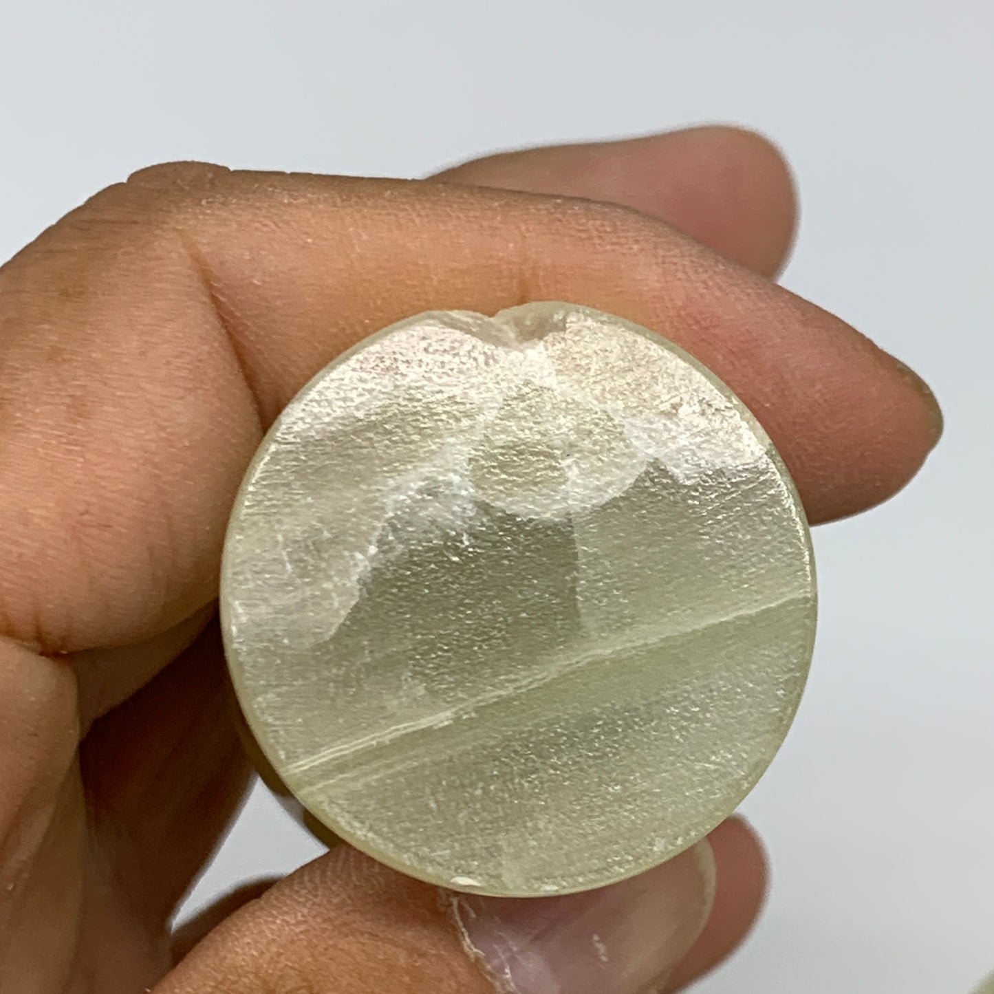 0.72 lbs, 2.3"x2.5", Natural Green Onyx Crystal Pestle and Mortar Handmade, B325