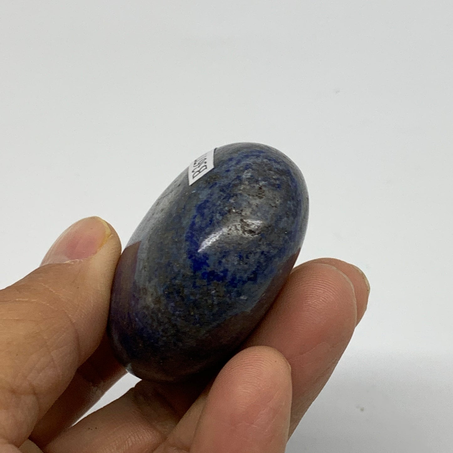 101g, 2.1"x1.7"x1.0", Natural Lapis Lazuli Palm Stone @Afghanistan, B36777