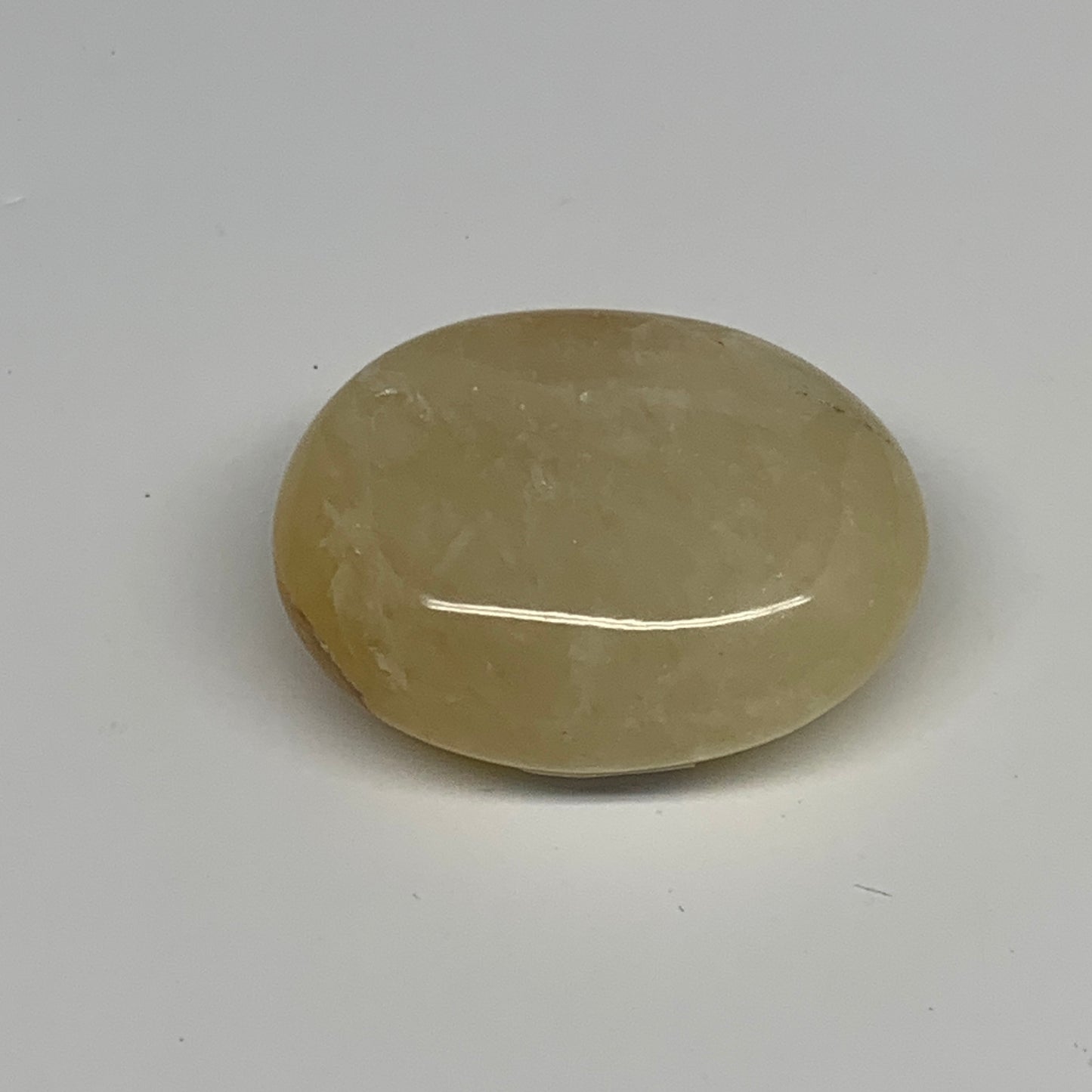 94g,2.2"x1.7"x1", Yellow Aventurine Palm-Stone Crystal Stone @India,B29725