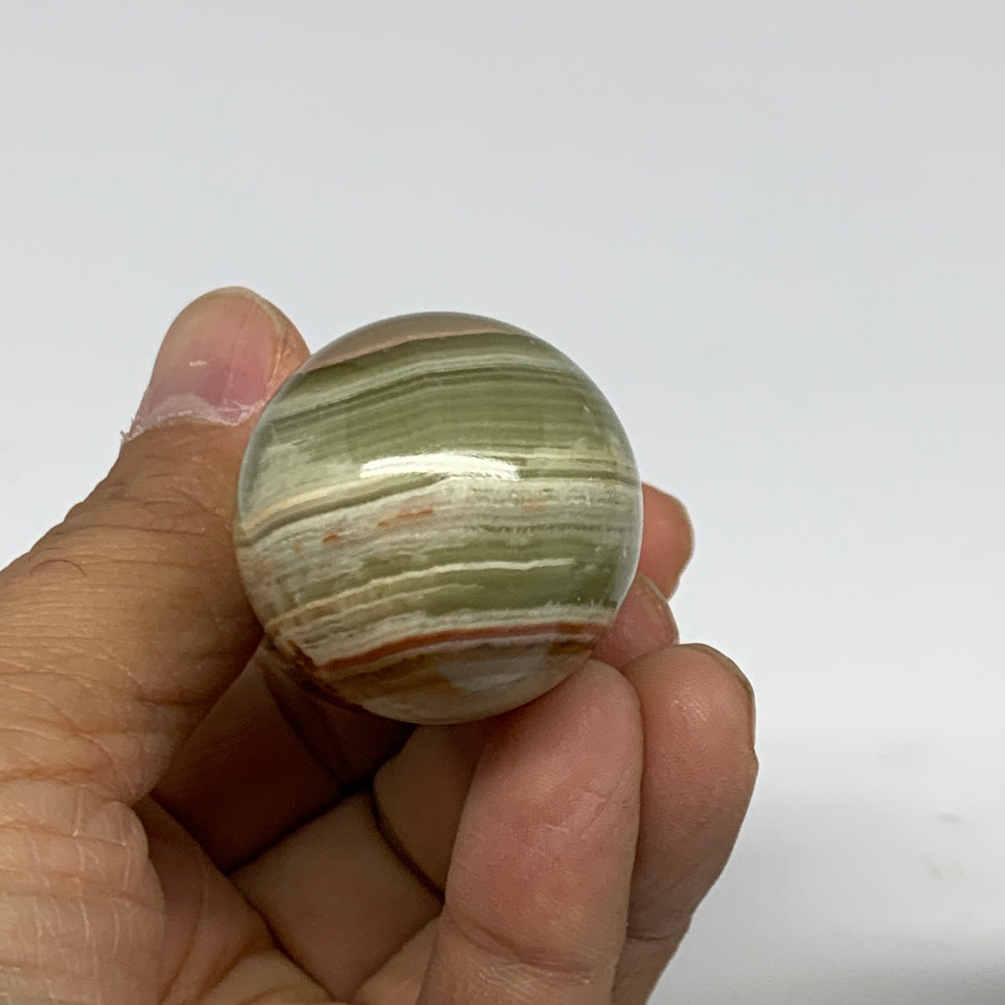 0.7 lbs, 2.2"x2.4", Natural Green Onyx Crystal Pestle and Mortar Handmade, B3259