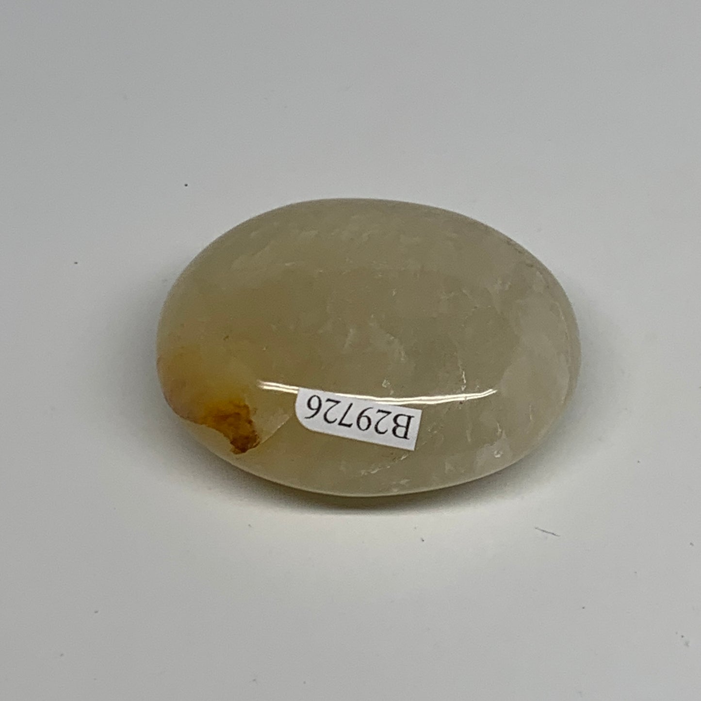 88g,2.2"x1.7"x0.9", Yellow Aventurine Palm-Stone Crystal Stone @India,B29726
