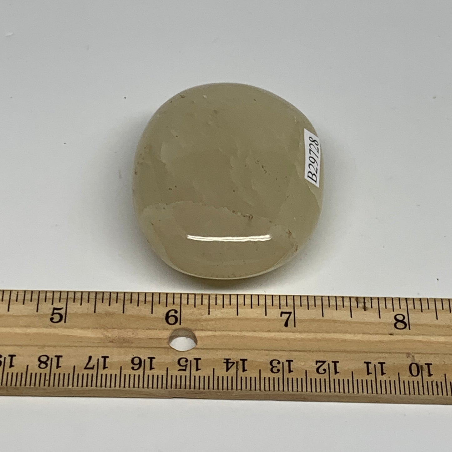 91.3g,2.2"x1.8"x0.9", Yellow Aventurine Palm-Stone Crystal Stone @India,B29728