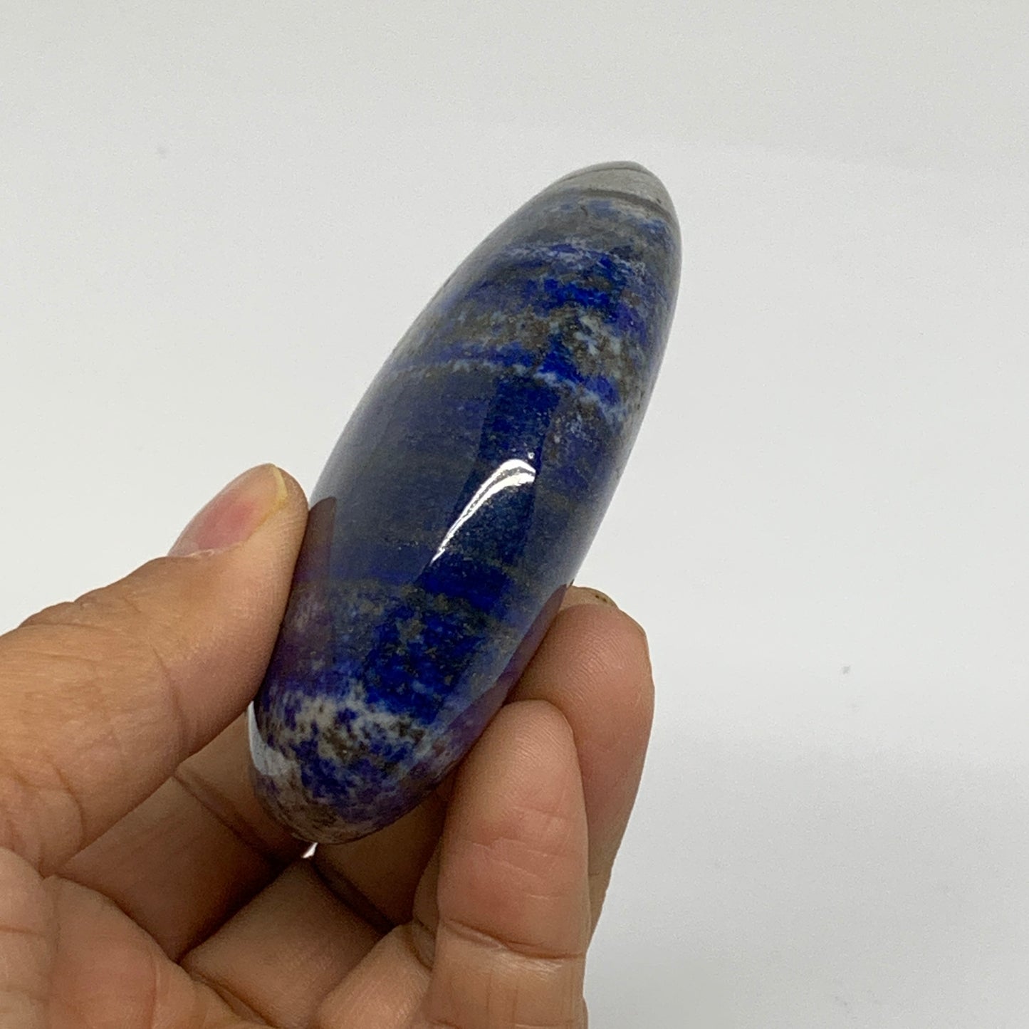 172.9g, 3"x2.2"x1", Natural Lapis Lazuli Palm Stone @Afghanistan, B36789