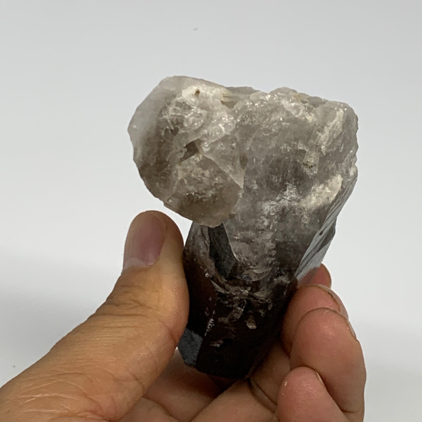 130.3g,3.2"x1.9"x1.5",Smoky Quartz Crystal Mineral,Specimen Terminated,B28953