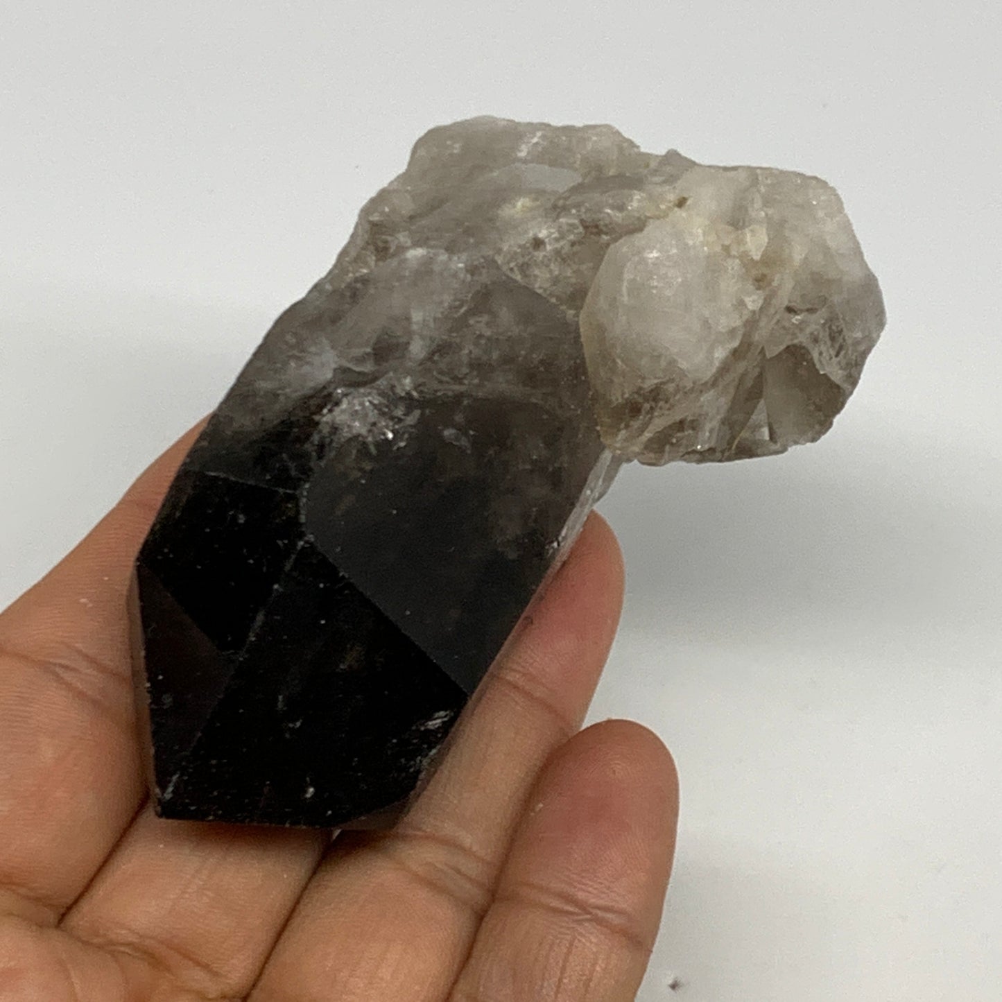 130.3g,3.2"x1.9"x1.5",Smoky Quartz Crystal Mineral,Specimen Terminated,B28953