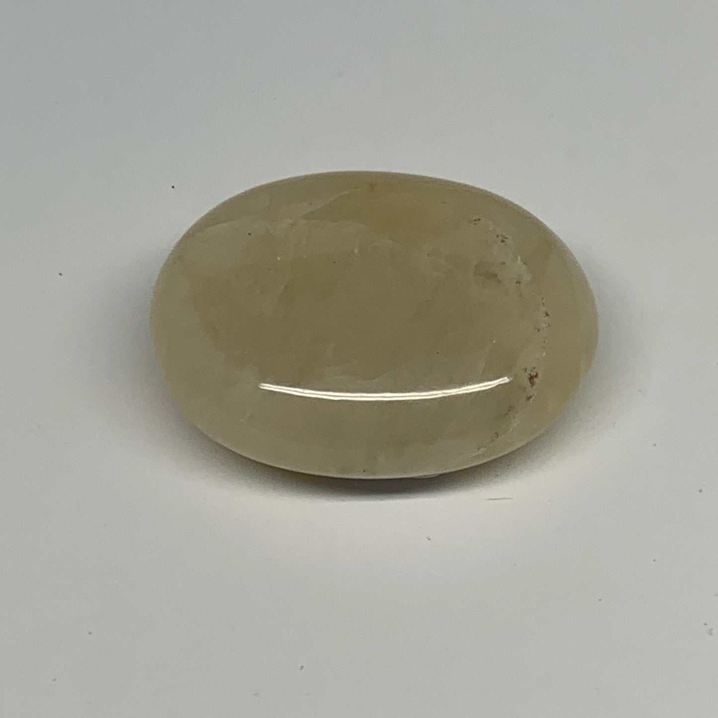 86.3g,2.2"x1.8"x0.8", Yellow Aventurine Palm-Stone Crystal Stone @India,B29731