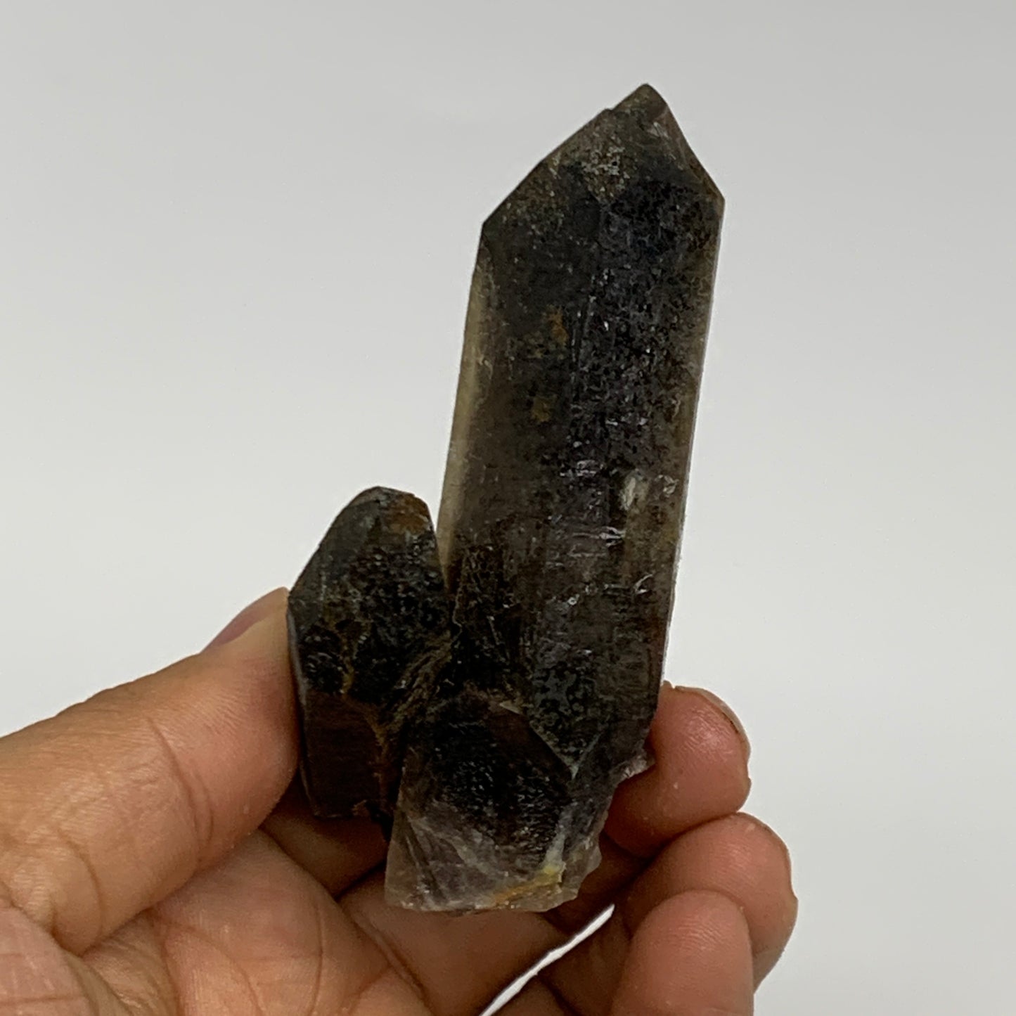 91.1g,3.2"x2.1"x1.4",Smoky Quartz Crystal Mineral,Specimen Terminated,B28954