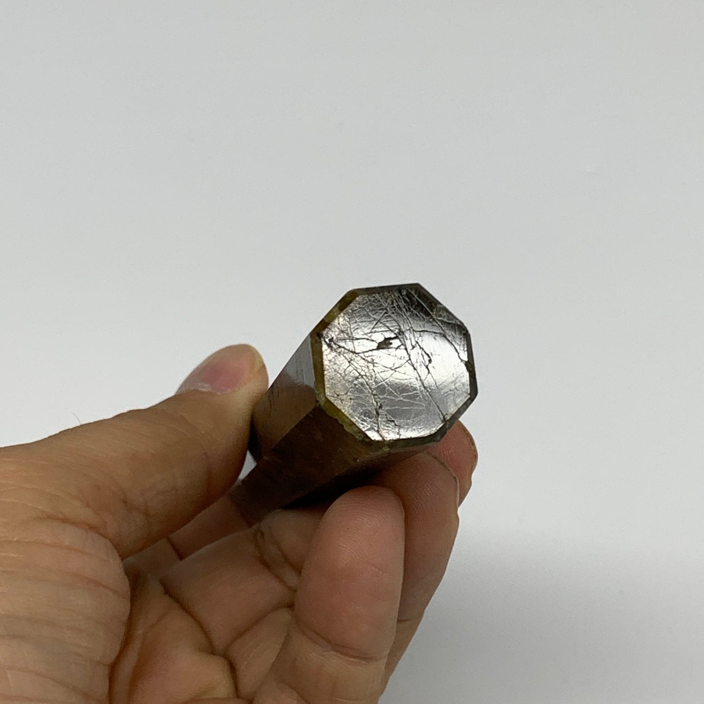 66.5g, 3.9"x0.8", Labradorite Tower Point Crystal @Madagascar, B31293