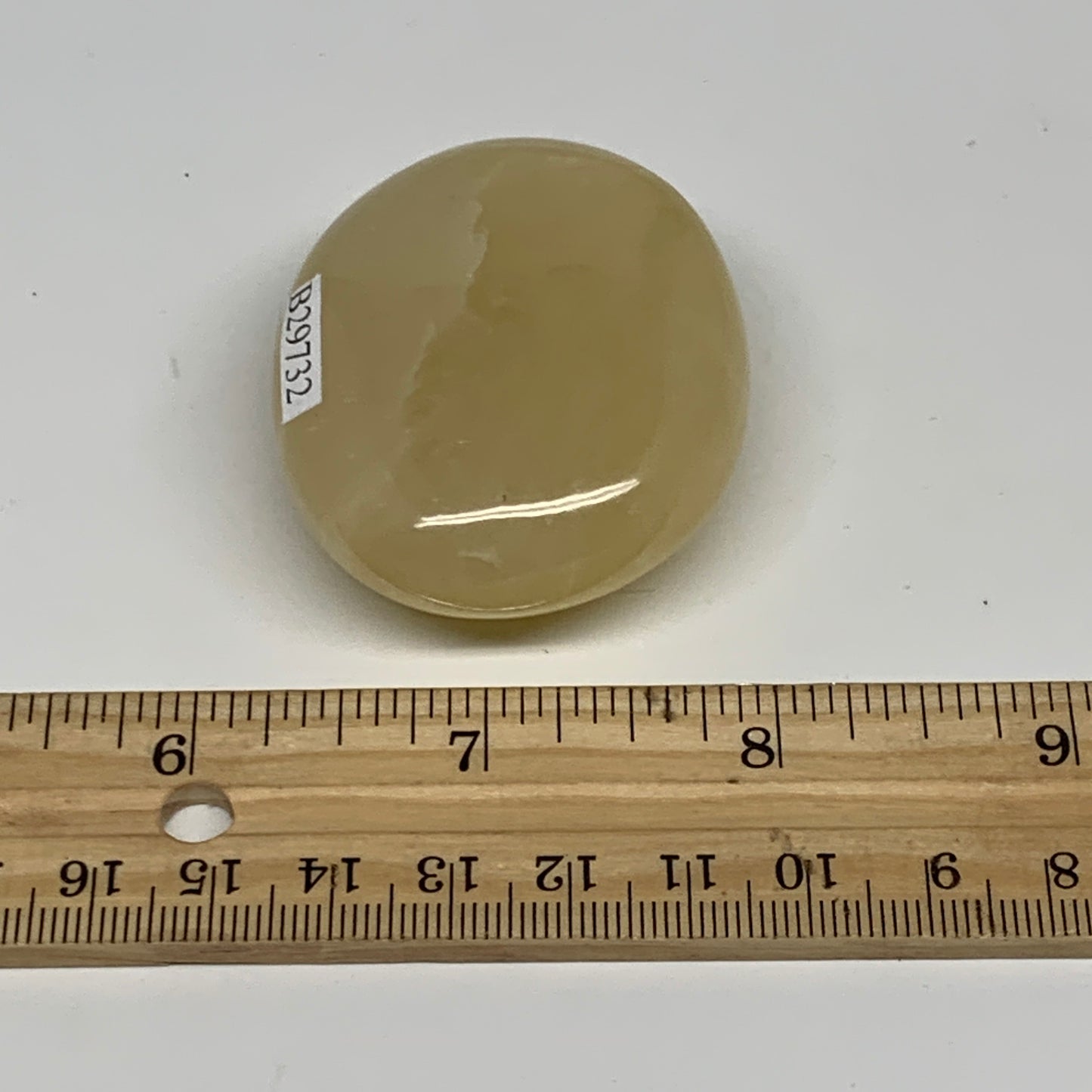 85.1g,2.1"x1.7"x0.9", Yellow Aventurine Palm-Stone Crystal Stone @India,B29732