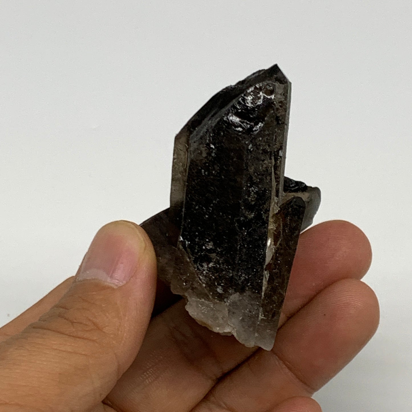 80.5g,2.2"x1.7"x1.3",Smoky Quartz Crystal Mineral,Specimen Terminated,B28959