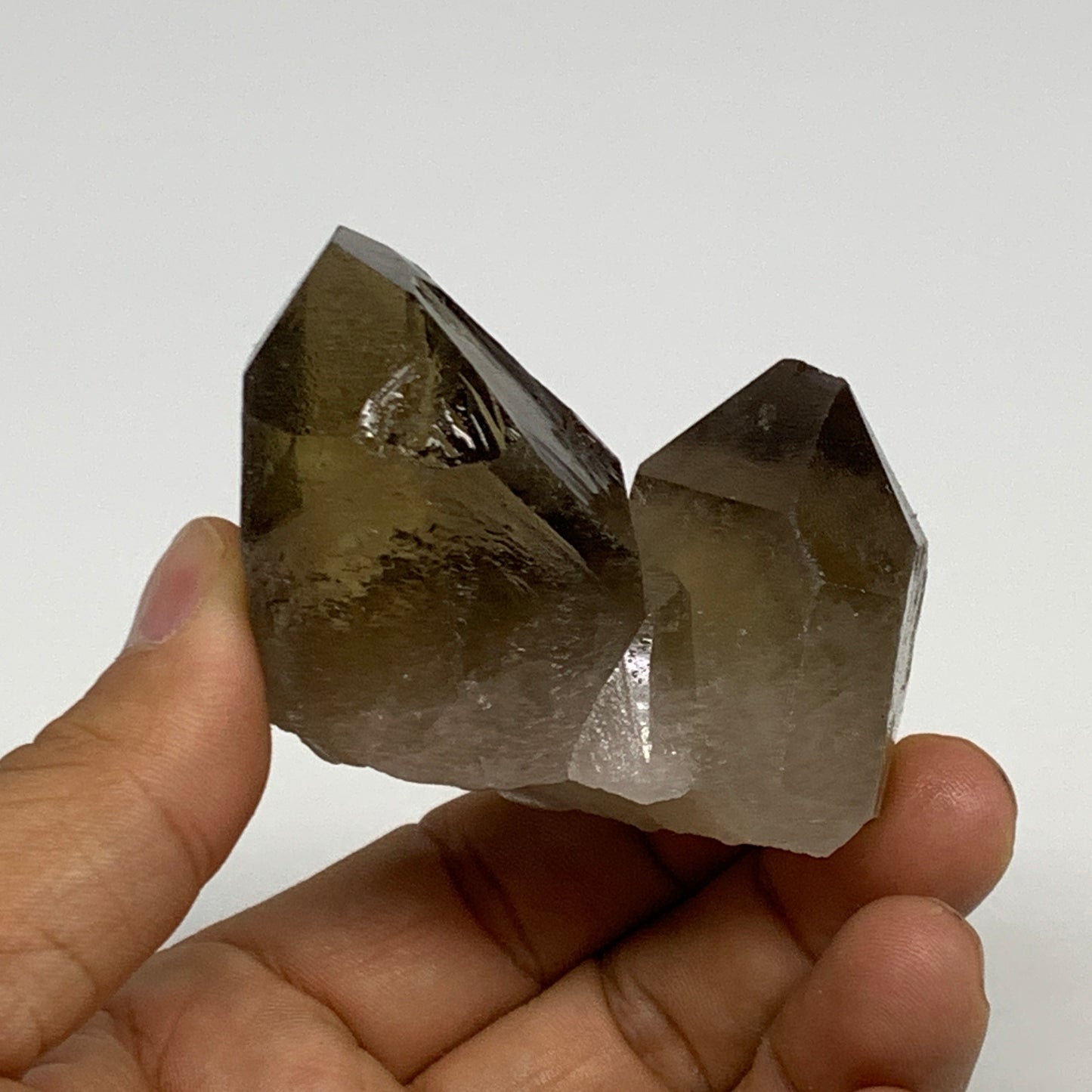 125.9g,2.5"x2.2"x1.5",Smoky Quartz Crystal Mineral,Specimen Terminated,B28960