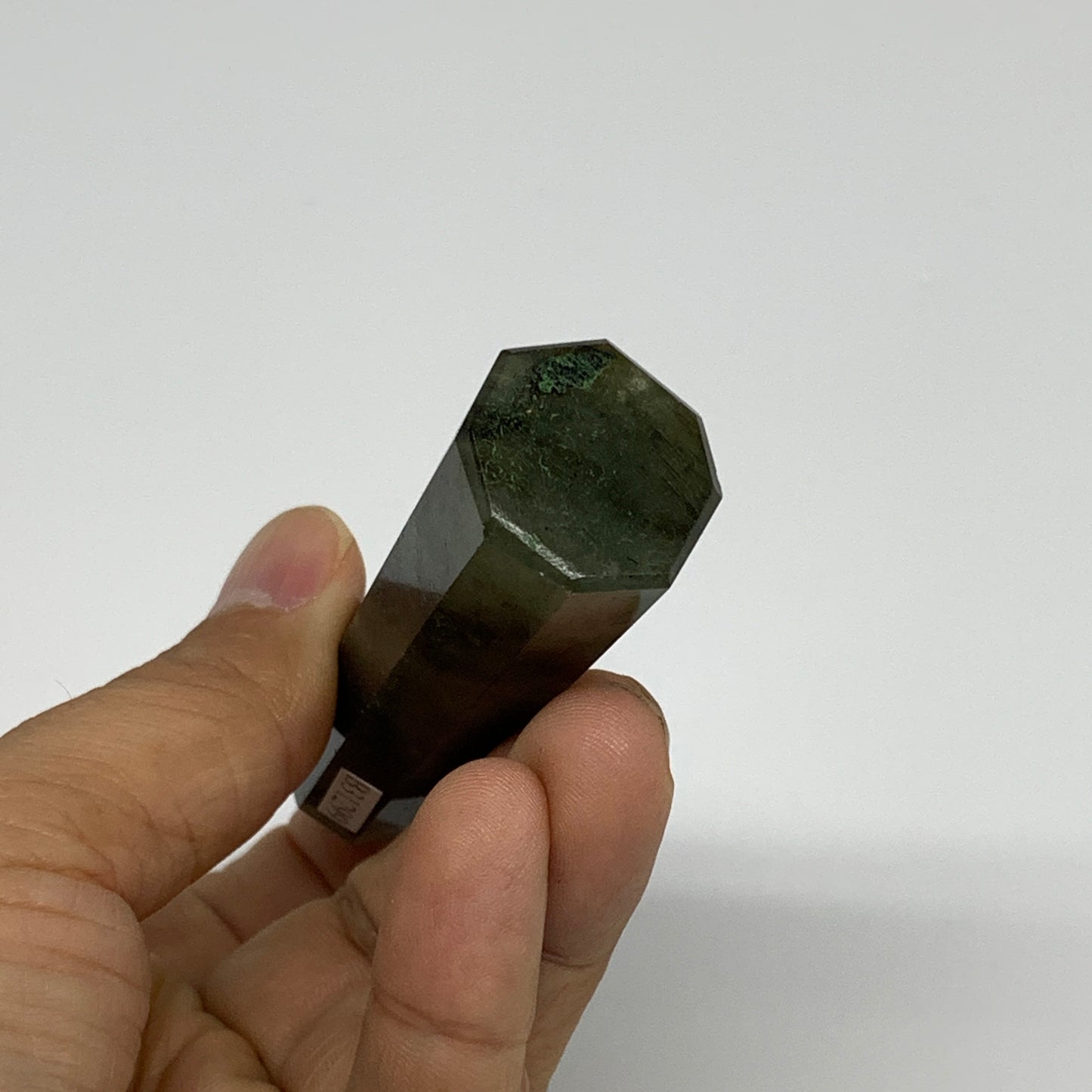 62.6g, 3.2"x0.8", Small Labradorite Tower Point Crystal @Madagascar, B31299