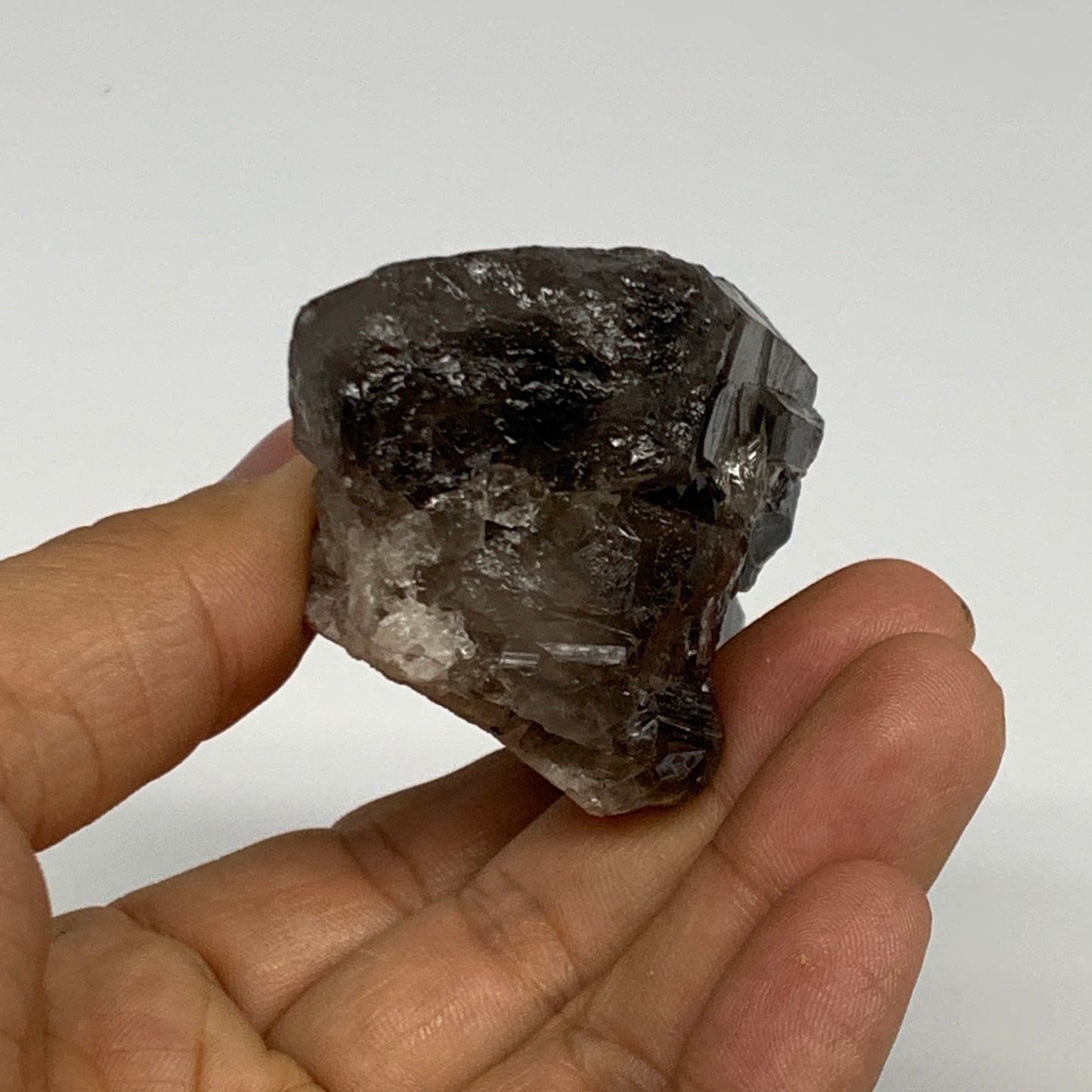 151g,4"x1.8"x1.3",Smoky Quartz Crystal Mineral,Specimen Terminated,B28961