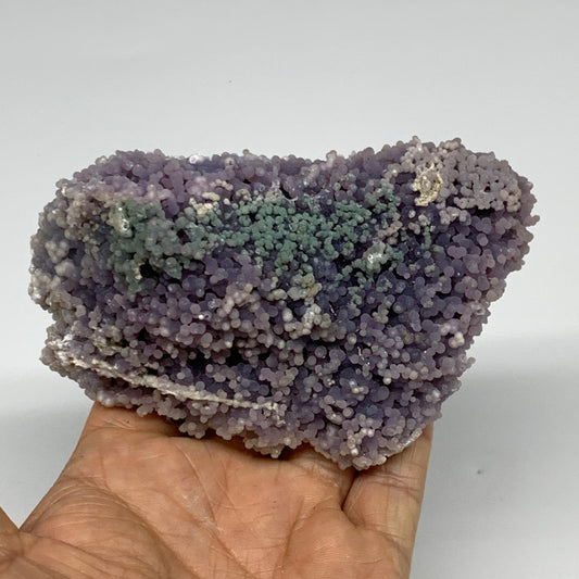 0.74 lbs, 4.2"x2.6"x1.7", Natural Rough Grape Agate Crystal Mineral Specimens, B