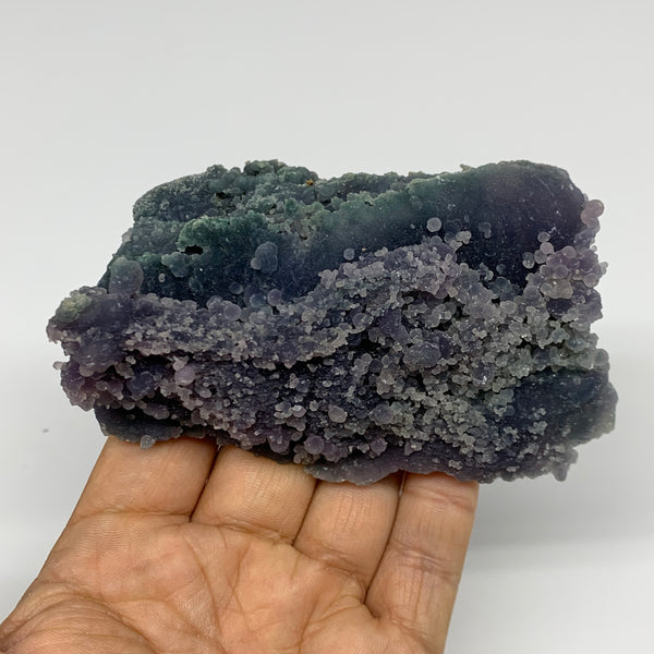 0.56 lbs, 4"x2.4"x1.7", Natural Rough Grape Agate Crystal Mineral Specimens, B32604