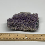 0.595 lbs, 4.3"x3.8"x1.1", Rough Grape Agate Crystal Mineral Specimens,B32609