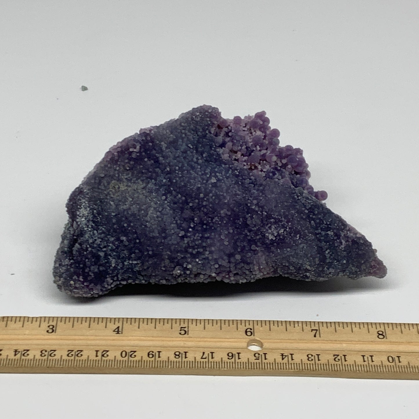 0.98 lbs, 5.2"x3.2"x1.7", Rough Grape Agate Crystal Mineral Specimens,B32610