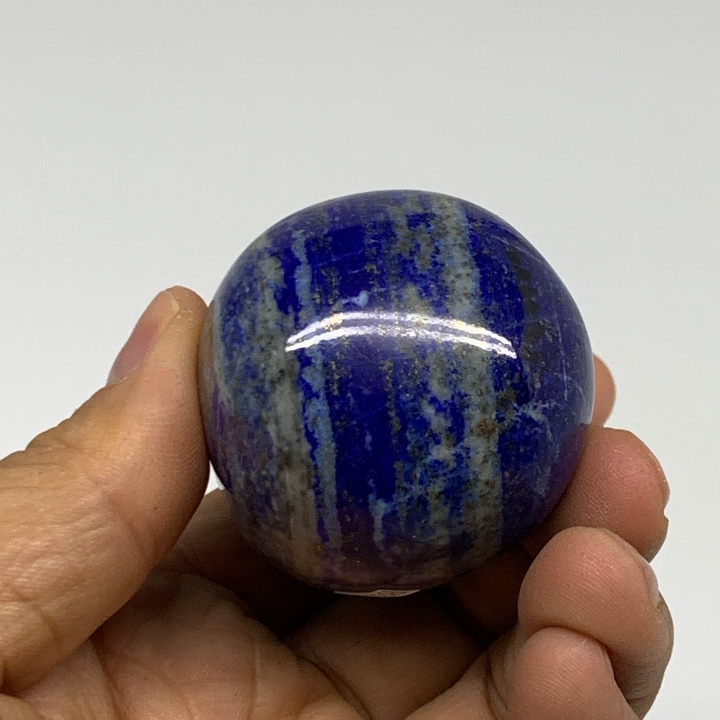 161.1g, 2.4"x1.6", Natural Lapis Lazuli Egg Polished @Afghanistan, B33292