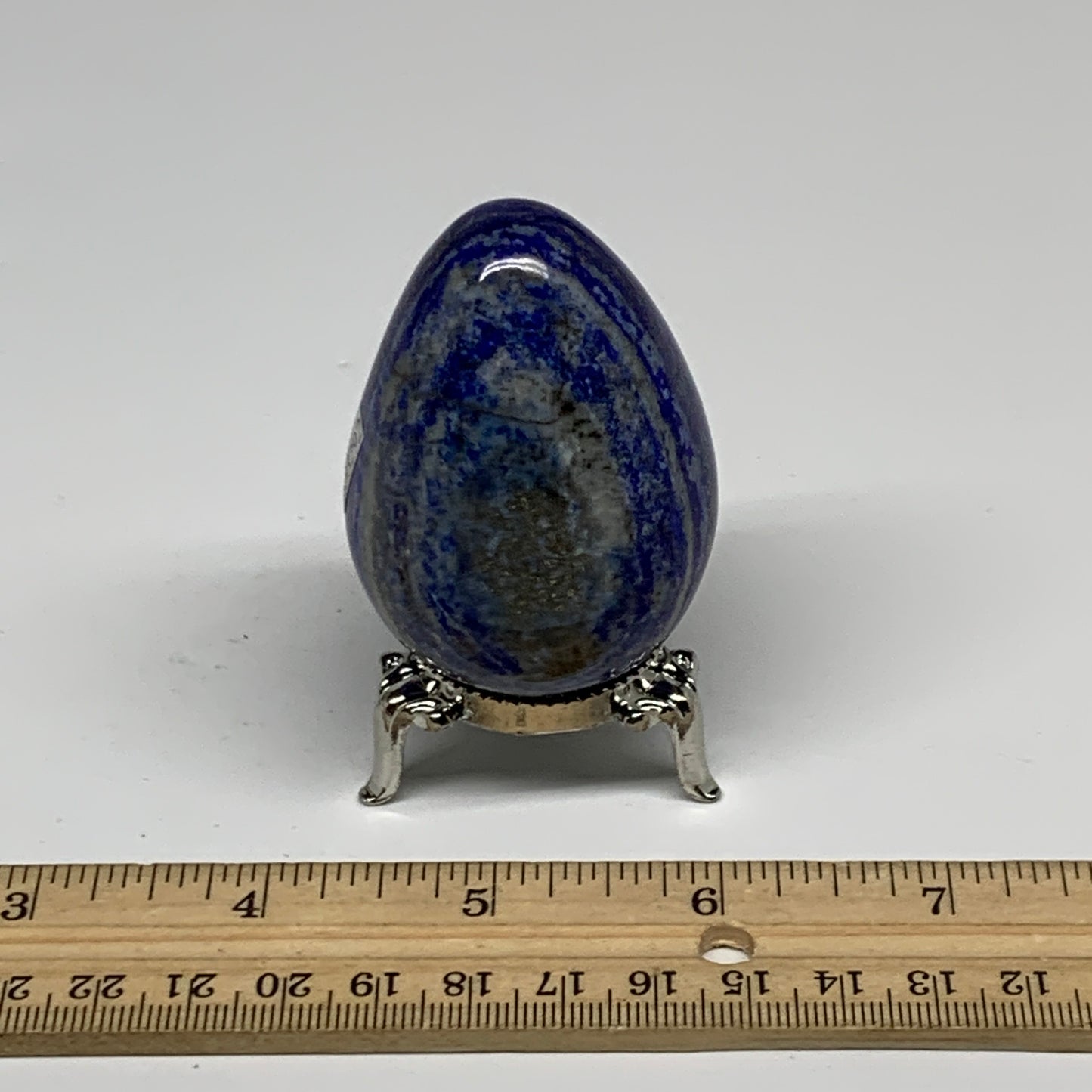 161.1g, 2.4"x1.6", Natural Lapis Lazuli Egg Polished @Afghanistan, B33292