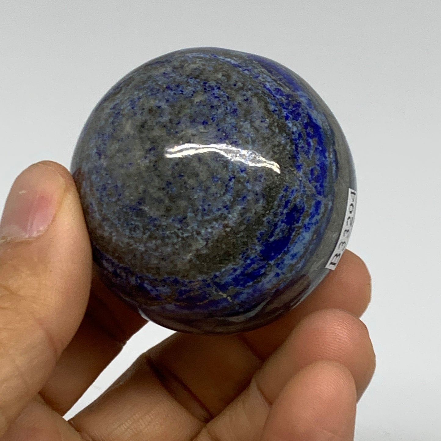 152.8g, 1.8" (45mm), Lapis Lazuli Sphere Ball Gemstone @Afghanistan, B33294
