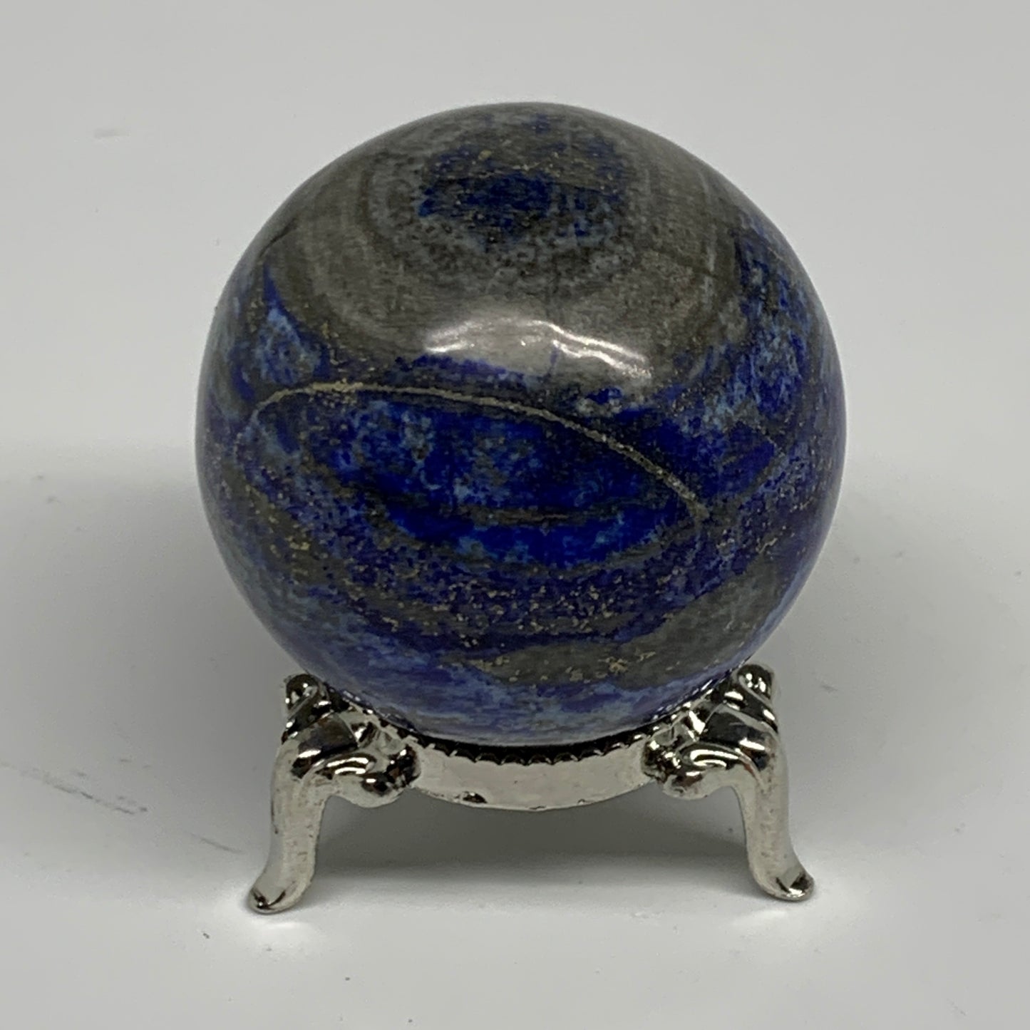 152.8g, 1.8" (45mm), Lapis Lazuli Sphere Ball Gemstone @Afghanistan, B33294