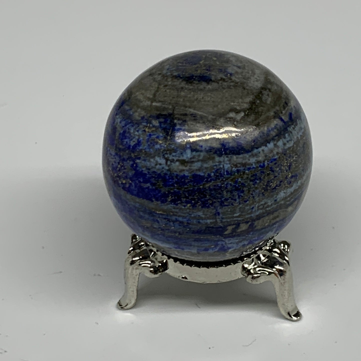 152.8g, 1.8" (45mm), Lapis Lazuli Sphere Ball Gemstone @Afghanistan, B33294