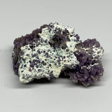 1.23 lbs, 5.3"x3.4"x2.5", Rough Grape Agate Crystal Mineral Specimens,B32614