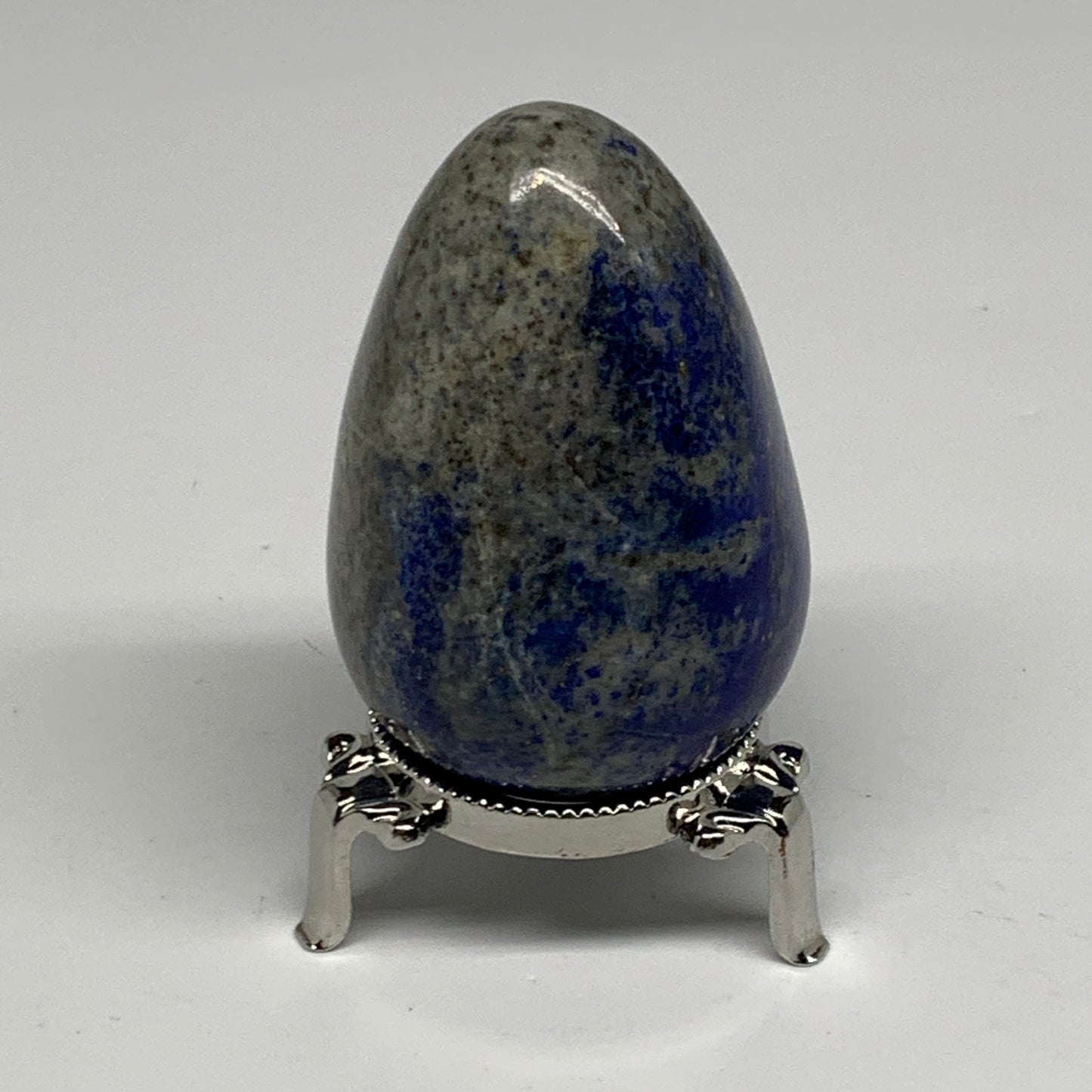 0.54 lbs,  2.8"x1.9", Natural Lapis Lazuli Egg Polished @Afghanistan, B33297