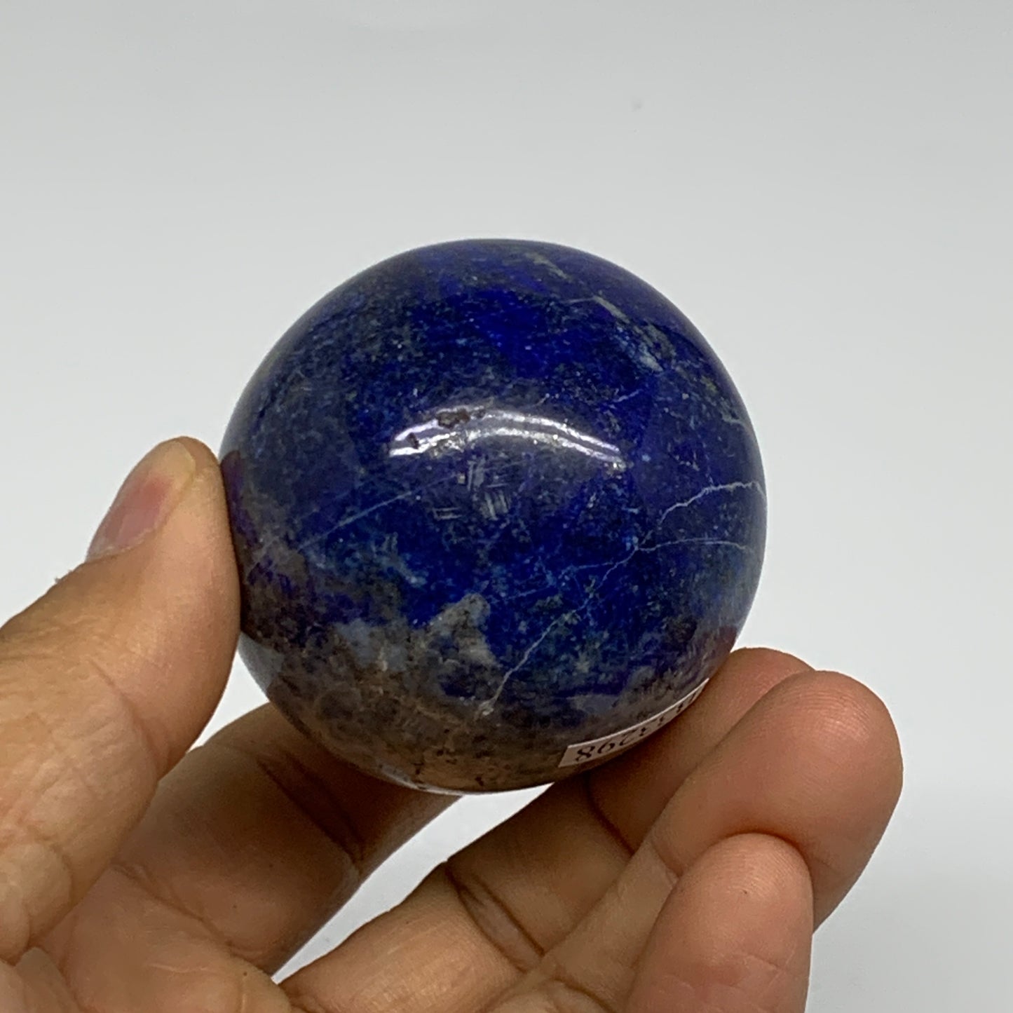 0.52 lbs, 2.5"x1.9", Natural Lapis Lazuli Egg Polished @Afghanistan, B33298