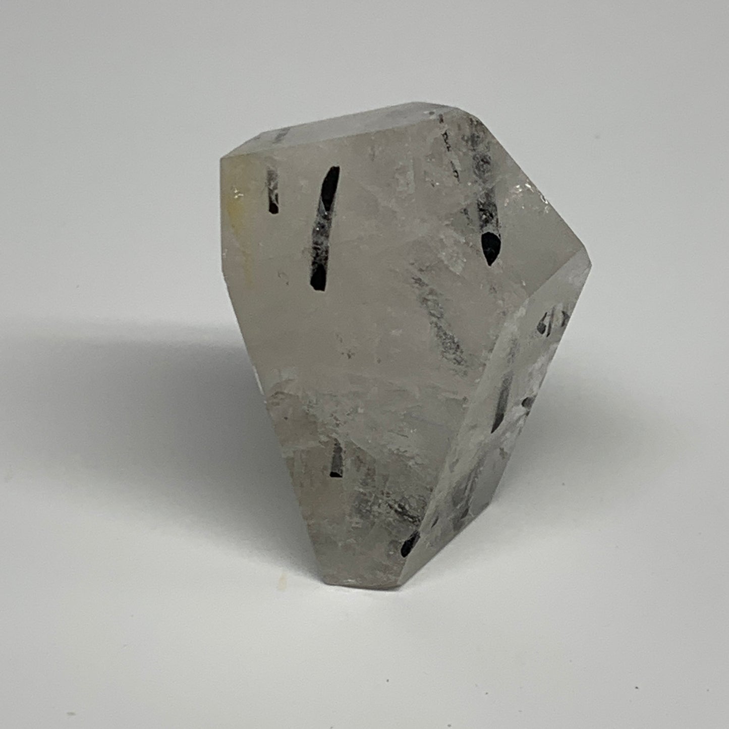 54.9g, 1.9"x1.4"x0.9", Black Tourmaline Rutile Quartz Crystal Chunk @Brazil,B274