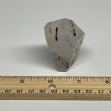 54.9g, 1.9"x1.4"x0.9", Black Tourmaline Rutile Quartz Crystal Chunk @Brazil,B274