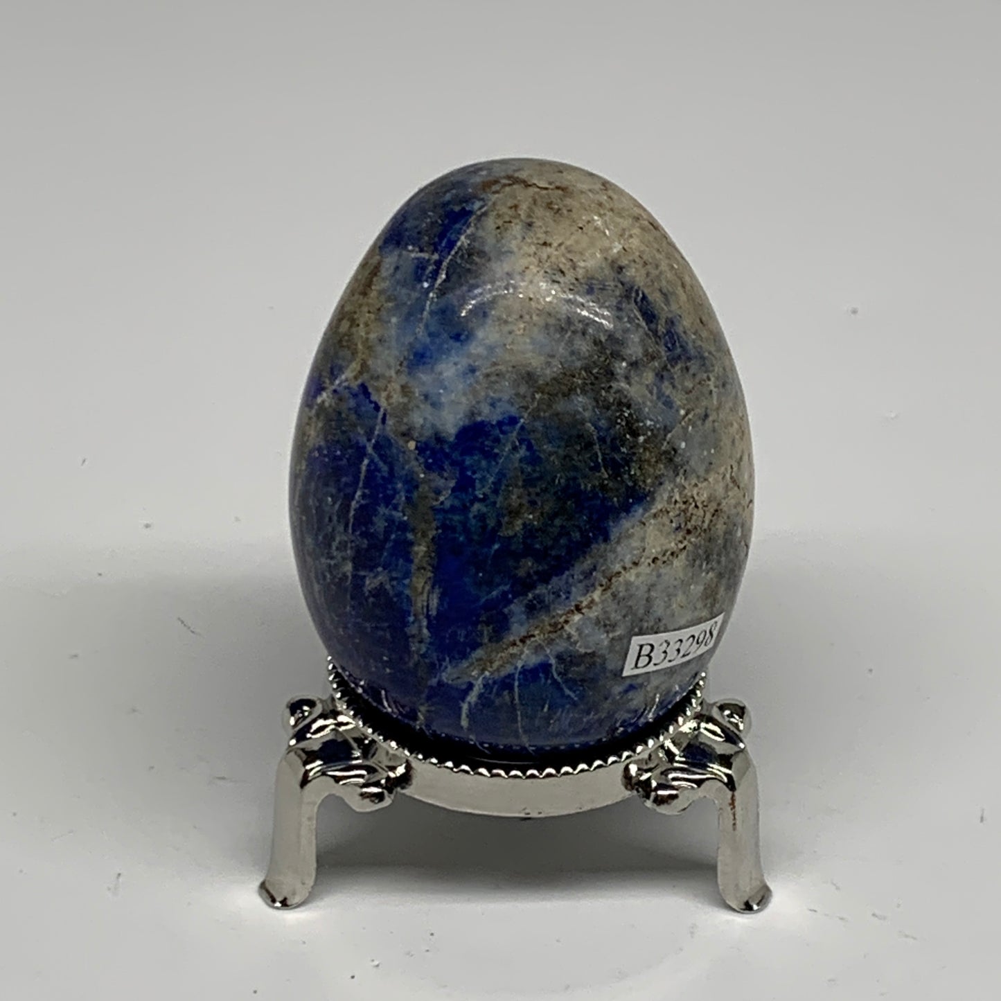 0.52 lbs, 2.5"x1.9", Natural Lapis Lazuli Egg Polished @Afghanistan, B33298