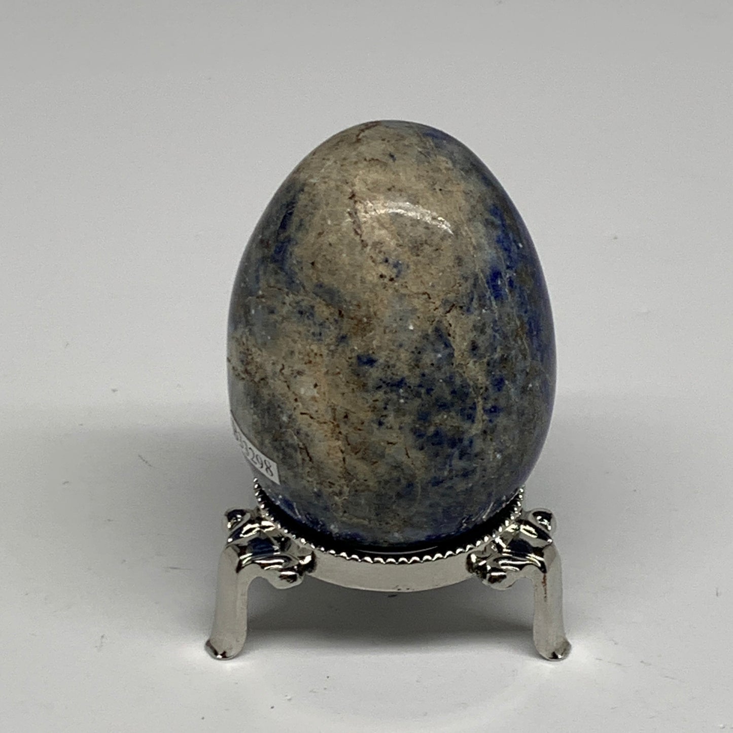 0.52 lbs, 2.5"x1.9", Natural Lapis Lazuli Egg Polished @Afghanistan, B33298