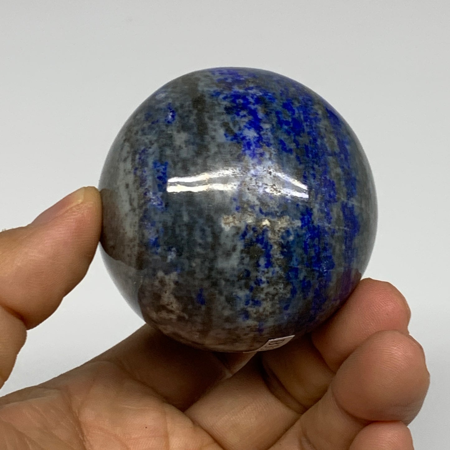 0.70 lbs, 2.8"x2.1", Natural Lapis Lazuli Egg Polished @Afghanistan, B33300