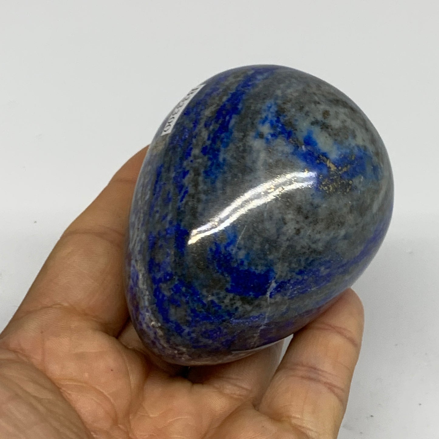 0.70 lbs, 2.8"x2.1", Natural Lapis Lazuli Egg Polished @Afghanistan, B33300