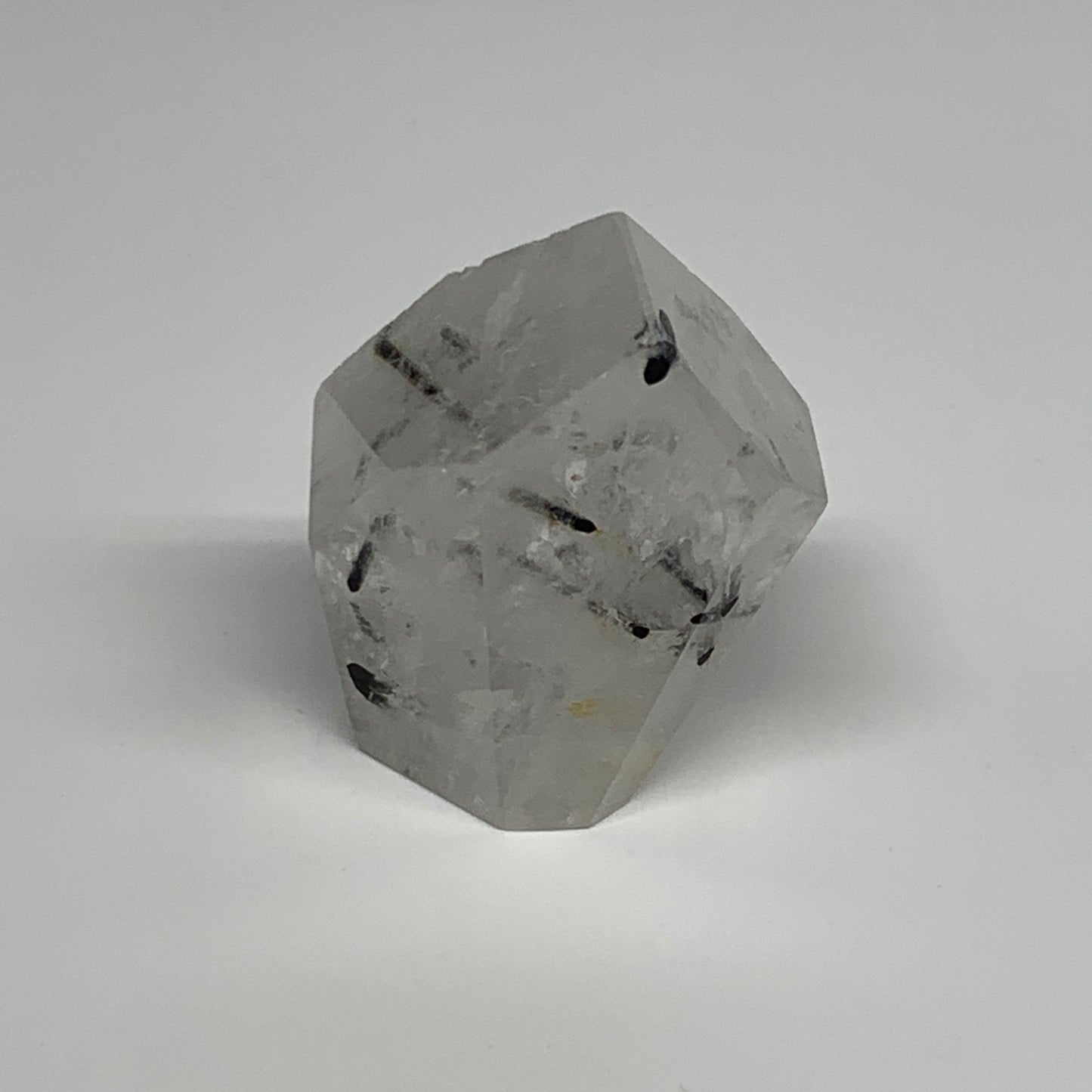 52.6g, 1.6"x1.3"x0.9", Black Tourmaline Rutile Quartz Crystal Chunk @Brazil,B274