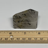57.8g, 1.9"x1.4"x0.7", Black Tourmaline Rutile Quartz Crystal Chunk @Brazil,B274